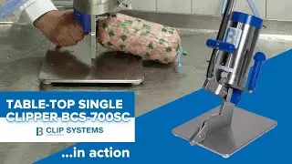 TABLE-TOP SINGLE CLIPPER BCS-700SC in action _BECK Clip Systems