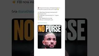 FBI investigates UFC fight! 😳