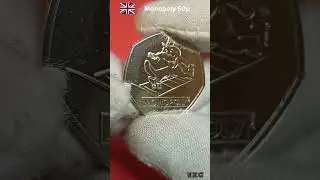 Monopoly 50p UK Coin 2025 #shorts #coin #collection #money #monopoly