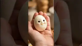 Cute Egg ASMR 🥚💛 | Ultra Realistic Satisfying Food Animation | Relaxing ASMR Video