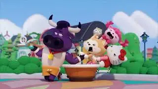 Hello Kitty Super Style - Vastus and Zing arm wrestling during tea time