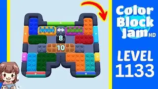 Color Block Jam Level 1133 Solution Walkthrough