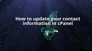 How to update your contact information in cPanel with Eaglecoast Hosting