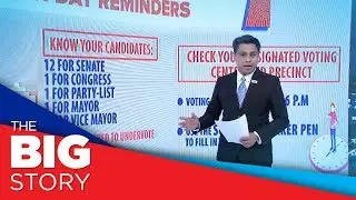 Do's and don'ts on election day
