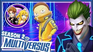 MULTIVERSUS Season 2 Agent Morty Cyber Skin Gameplay (PS5)