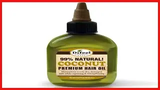 Difeel Premium 99% Natural Deep Conditioning Coconut Hair Oil 2.5 ounce