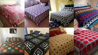 Very Beautiful Woolen bedsheets Designs Sharing Ideas#crochet #design #trending #art