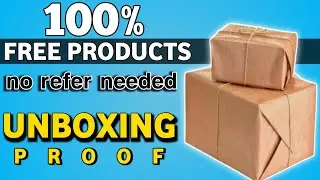 Best Free products app - Unboxing proof || free products unboxing || free online shopping ||