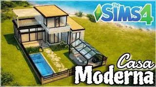 CASA MODERNA FACIL | THE SIMS 4 | MODERN HOUSE SPEED BUILD
