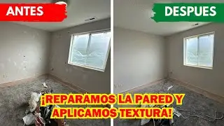 🧱 How to Repair Wall Patches and Apply Orange Peel Texture Step by Step #diy #handyman