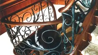 GOLDSTEEN Metal Manufacturing & Design production of balustrades with brass acanthus leaves.