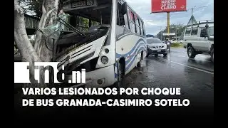 Bus de la ruta Granada&ndash;Casimiro Sotelo se estrella en Nindir&iacute; y deja varios heridos