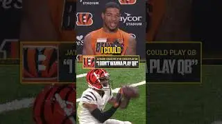 Ja'Marr doesn't wanna play QB 🤔 #NFL #BENGALS
