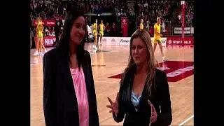 NZ Silver Ferns vs Aus Diamonds 2009 Test 5 - Irene Van Dyk's 100th Test match