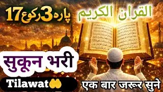 Para 3 Ruku 17 Quran Tilawat | Insaan Ki Azmat Ka Paighaam | Ruh Ko Chhoo Jane Wali Tilawat
