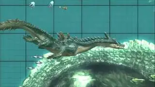 Monster Hunter 10th Anniversary - Monsters Size Comparison