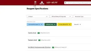 Navigating the USP-NF/PF Platform