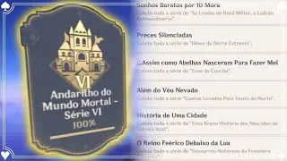 CONQUISTAS: Andarilho do Mundo Mortal - S&eacute;rie VI | Genshin Impact