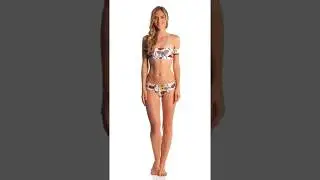 Stone Fox Swim Wild Flowers Joplin Bikini Bottom | SwimOutlet.com
