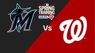 NACIONALES DE WASHINGTON Vs MARLINS DE MIAMI | SPRING TRAINING 2025 | DEPORTE ONLINE