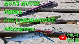 SPINNING LOW COST PRIMA COLLABORAZIONE, NEEDLE HUNT HOUSE DI ALIEXPRESS, UNBOXING TEST E CATTURE