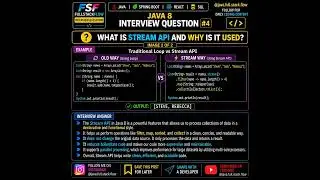 Java Interview Questions and Answers #4 | Java 8 Stream API Explained with Example | Stream API