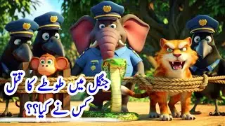 Parrot Murder Mystery in the Jungle🐾🦜 || Parrot Murder || Short Child Movie ||  Animal || Urdu Story