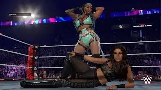 WWE 2K24 Double tornado title defense match
