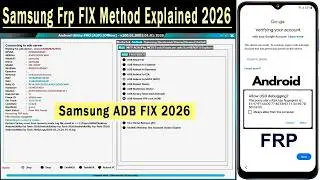 Samsung FRP Lock Explained 2026 | Enable ADB Failed Fix | Android 12/13/14