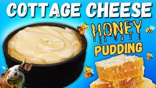 Cottage cheese honey pudding 🐝  Insanely delicious simple dessert