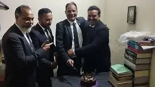 Patron in Chief of The CLAP celebrates his birthday at Model Town Courts Office. 04-11-2025