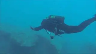 Underwater storm on Bajon del Rio