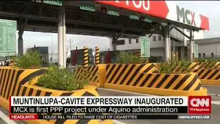 Muntinlupa-Cavite expressway inaugurated