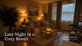 Late Night in a Cozy Room 🌙 | Aesthetic Lofi for Focus