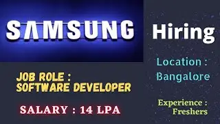 Samsung R&D Institute Off Campus Hiring Freshers for the Role of Software Developer |