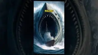 Megalodon shark 😮the Largest Shark Never Went Extinct #facts #funfacts #shorts
