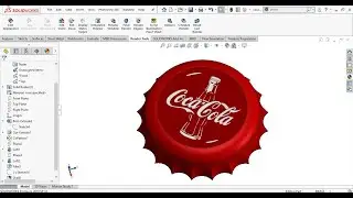 Solidworks tutorials 139 |  Modeling a coca cola cap