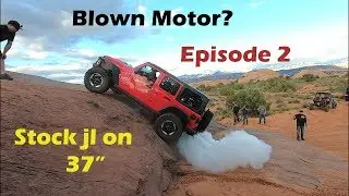 JL Jeep Rubicon stock on 37s vs JL lifted on 40s