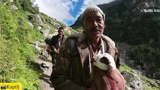 Himalayan Shepherd | Coming from last border check post - Dung | Milam Glacier | Johar Valley