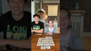 Money trivia! Brother vs. sister!! #familygamenight #familyfun #funny