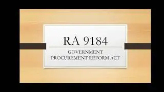 GROUP 19 - RA 9184