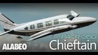 Piper PA-31 350 Navajo Chieftain, by Alabeo. VFR: (KCYS-KCPR) Wyoming!