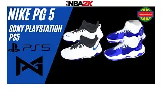 NIKE PG5 PLAYSTATION PS5 SONY COLORWAY TUTORIAL | NBA 2K