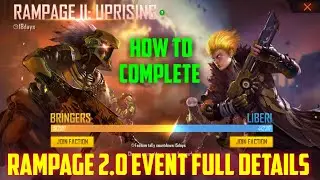 HOW TO COMPLETE RAMPAGE 2 UPRISING EVENT || NEW RAMPAGE 2.0 EVENT FULL DETAILS