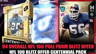 94 OVERALL NFL 100 PULL! CENTENNIAL PACK! BEST PACK IN MADDEN 20! | MADDEN 20 ULTIMATE TEAM