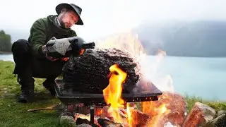 Эти блюда на гриле не для слабонервных 😳🔥 АСМР готовка на природе в Норвегии