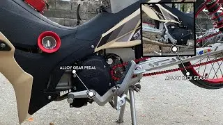 INSTALLING ALLOY PARTS FOR SMASH 115 GEAR PEDAL/KICK / STOCK LOOK / BYE SINGLE SHIFTER