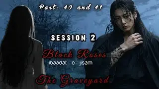 Black Roses🥀🖤 Jungkook was stuck from 150 years💔 but still...#jungkookff#graveyard#taewan