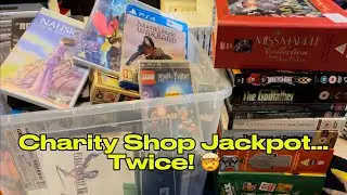 VLOG 24 - CHARITY SHOP JACKPOT&hellip;. TWICE! 🤯🎮