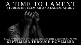 A Time to Lament, Wk 1 (Mel Latorre)